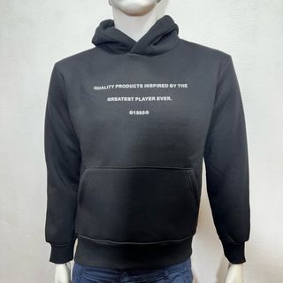 Felpa uomo con cappuccio nera