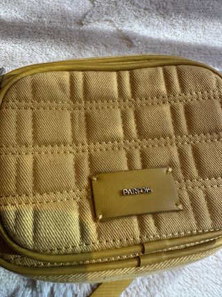 Bolso Parfois Amarillo Acolchado