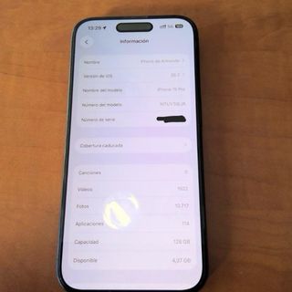 iPhone 15 Pro 128GB Negro