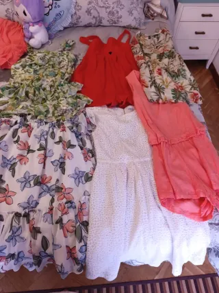 Lote Ropa Niña T.13-14 Vestidos Monos