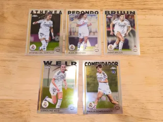 Lote Topps Chrome UWCL 2024/25 Real Madrid
