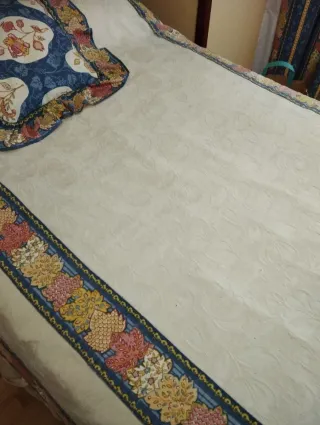 Colchas y tapicería de cortinas