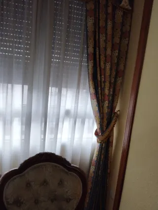 Colchas y tapicería de cortinas