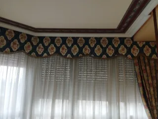 Colchas y tapicería de cortinas