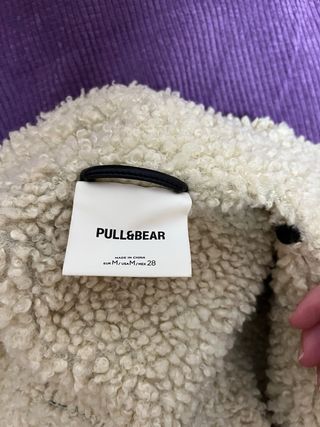 Chaleco Piel Sintética Negro Beige