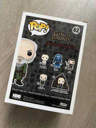 Funko Pop! Davos Seaworth 62 Juego de tronos