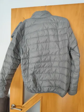 Chaqueta plumón gris talla L