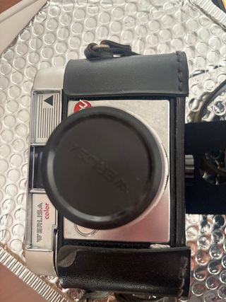 Cámara Werlisa Vintage Plata y Negro