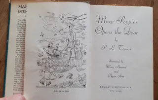 1943 Mary Poppins Opens the Door. Ils. Rareza.