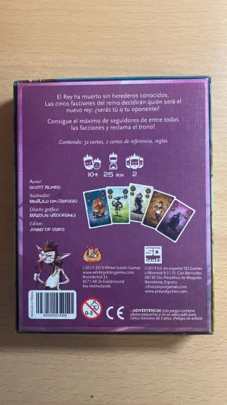 Juego de mesa CLAIM Scott Almes