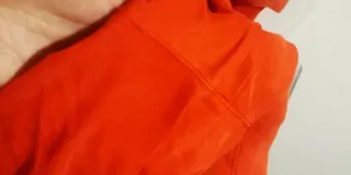 Mono largo rojo mujer