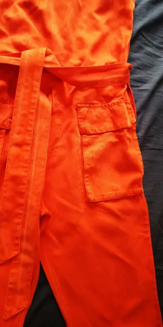 Mono largo rojo mujer