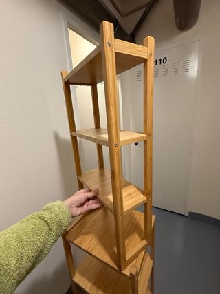 Estantería de bambú Ikea