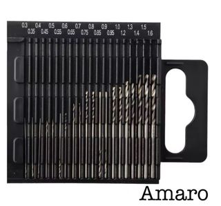 20 Brocas de Precisão para Madeira/Plástico/Borrac