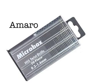 20 Brocas de Precisão para Madeira/Plástico/Borrac