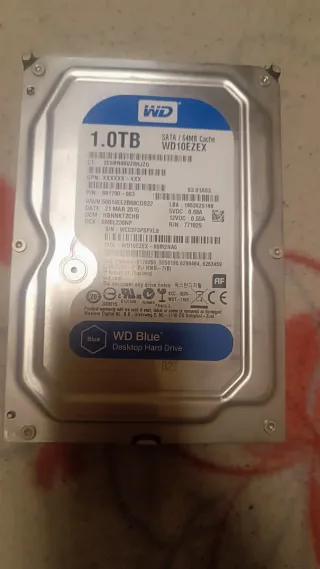 Disco Duro 1TB WD Blue SATA