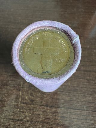Rollo 2 euros Chipre 2024 circulante