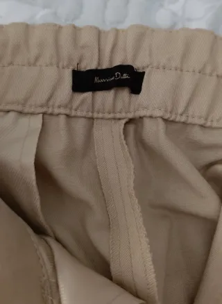 Pantalón beige Massimo Dutti