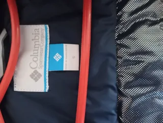 Abrigo Columbia Talla S Negro