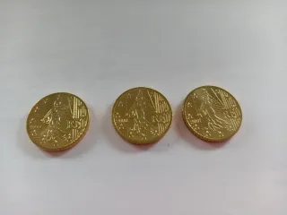 3 Monedas Euro: 50c Francia 1999, 50c 2000, 50c 01