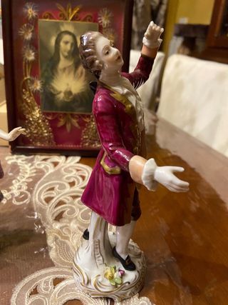 Coppia di danzatori in porcellana WOLKSTEDT