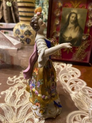 Coppia di danzatori in porcellana WOLKSTEDT