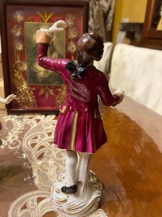 Coppia di danzatori in porcellana WOLKSTEDT