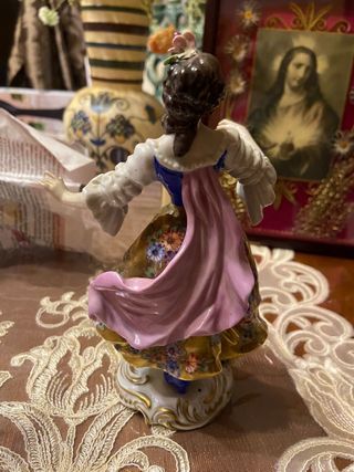 Coppia di danzatori in porcellana WOLKSTEDT