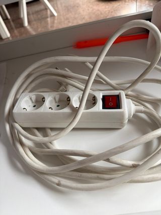 Regleta 3 enchufes 5m con interruptor