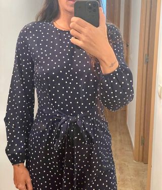 Mono azul con lunares blancos Kling