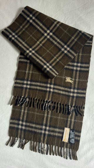 BURBERRY BUFANDA NOVA CHECK VERDE HOMBRE MUJER