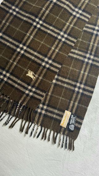 BURBERRY BUFANDA NOVA CHECK VERDE HOMBRE MUJER