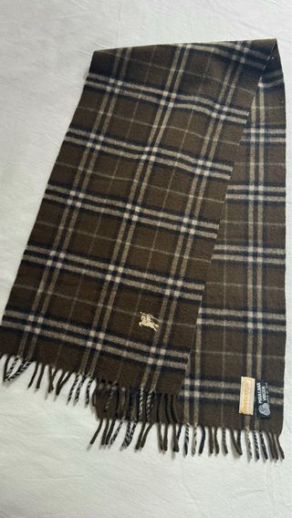 BURBERRY BUFANDA NOVA CHECK VERDE HOMBRE MUJER