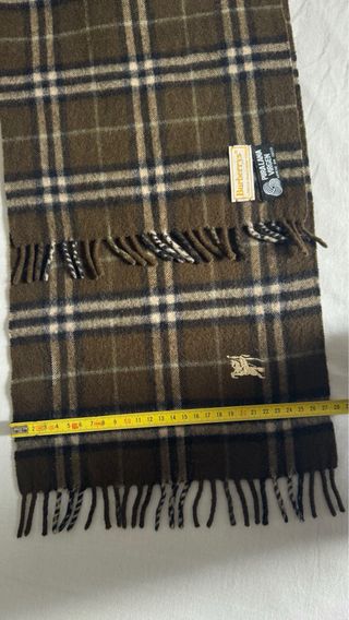 BURBERRY BUFANDA NOVA CHECK VERDE HOMBRE MUJER