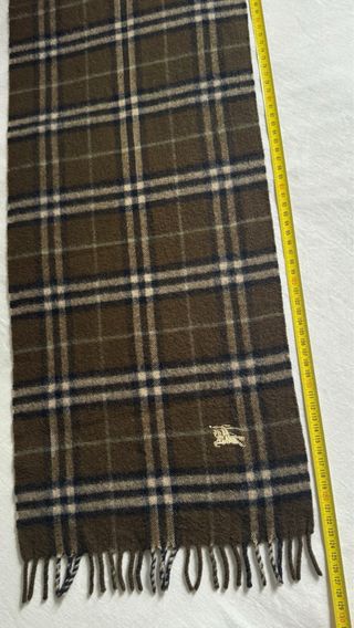 BURBERRY BUFANDA NOVA CHECK VERDE HOMBRE MUJER