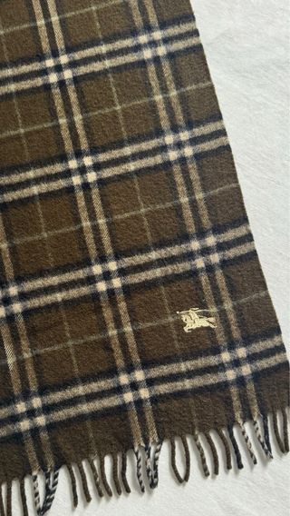 BURBERRY BUFANDA NOVA CHECK VERDE HOMBRE MUJER