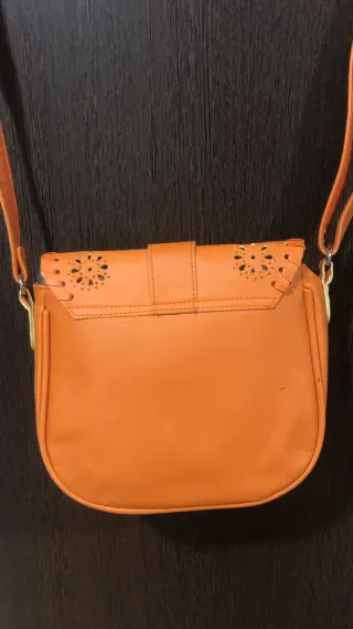 Bolso bandolera naranja mujer