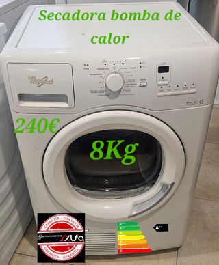 Secadora Whirlpool Bomba de Calor 8Kg