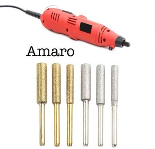 6 Brocas de Rebarbar/Afiar Correntes de Motosserra