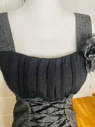 Vestido Rinascimento tweed corset