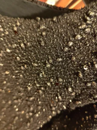 Abito donna nero con paillettes