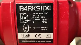Esmeriladora afiladora Doble Parkside PDS 200 ME