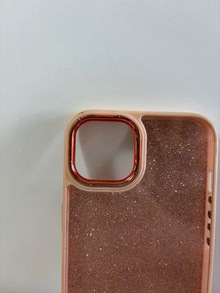 Funda iPhone 13 Rosa Purpurina