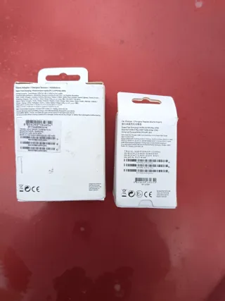 Lote 2 Cargadores Samsung 45W y Coche Carga Rápida