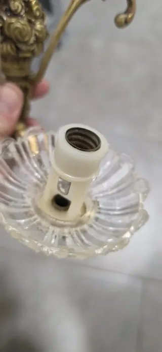 Aplique de pared bronce