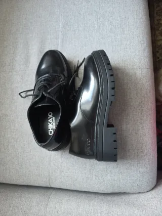 Mocasines negros mujer