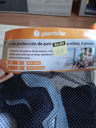 Set Protección Patines Niños Sportsline 6 Piezas