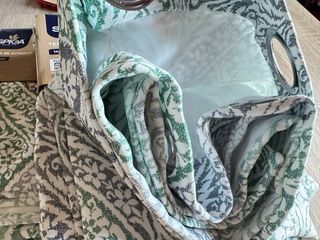 2 Tende Tessuto Blackout 140x280 Foglie Verde