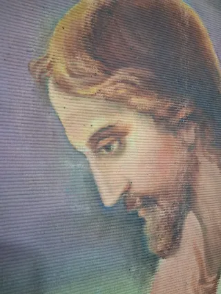 Antiguo cuadro religioso gran tamaño