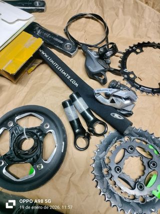 Lote Componentes MTB: SRAM, Discos, Frenos